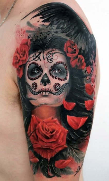 tatuaje dia de los muertos 01