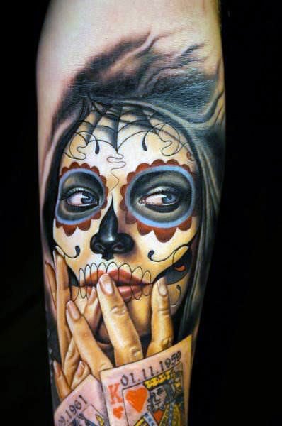 tatuaje dia de los muertos 11