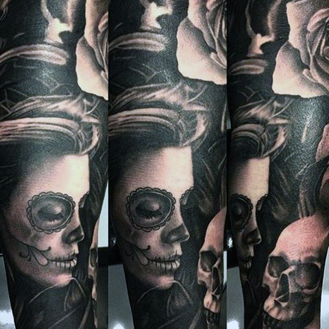 tatuaje dia de los muertos 121