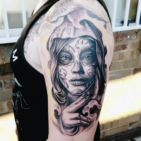 tatuaje dia de los muertos 37