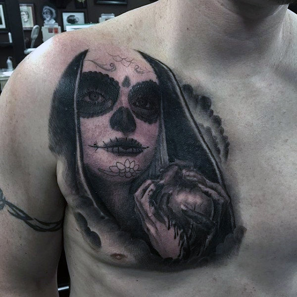 tatuaje dia de los muertos 41