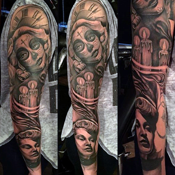 tatuaje dia de los muertos 97