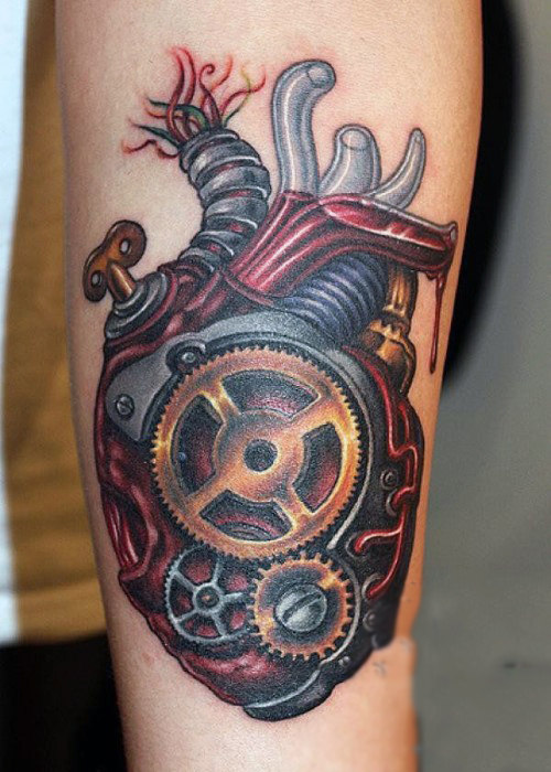 tatuaje estilo steampunk 133