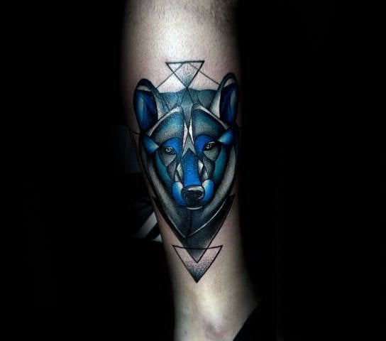 tatuaje lobo geometrico 03