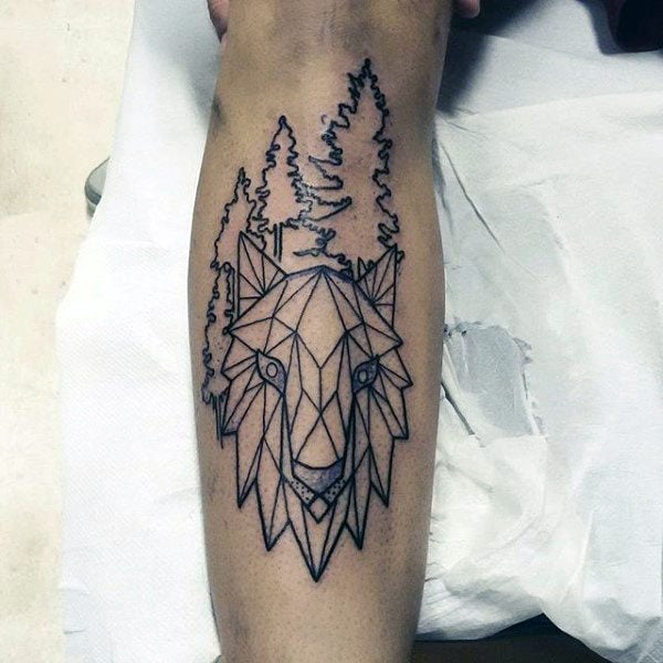 tatuaje lobo geometrico 05