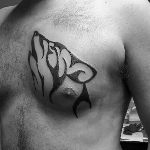 tatuaje lobo tribal 03