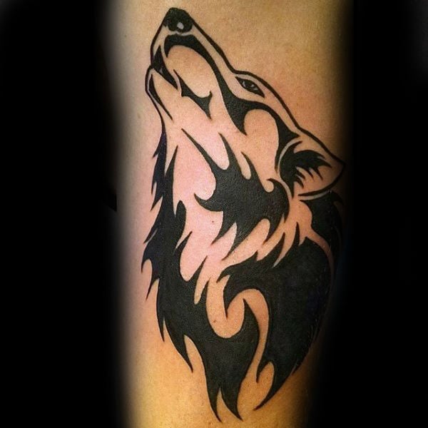 tatuaje lobo tribal 05