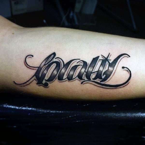 tatuaje palabra ambigrama 29