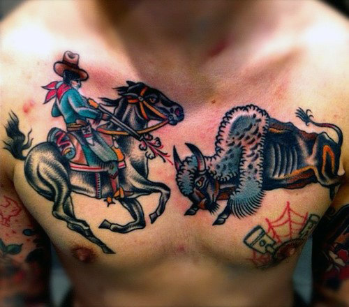 tatuaje vaquero cowboys 91