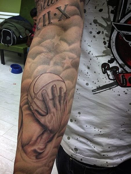 tatuaje baloncesto basquet 34