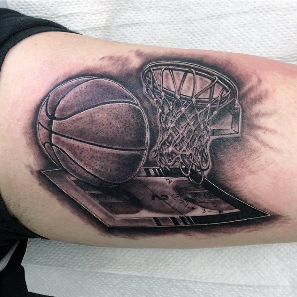 tatuaje baloncesto basquet 40