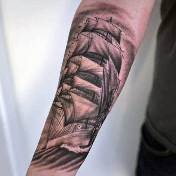 tatuaje barco 136