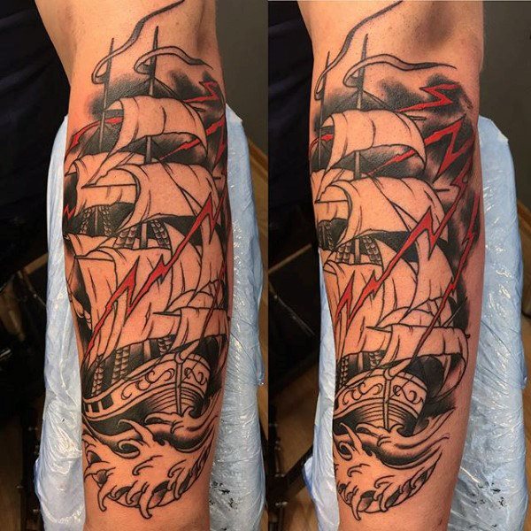 tatuaje barco 181