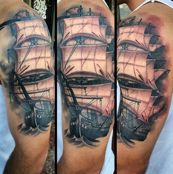 tatuaje barco 22
