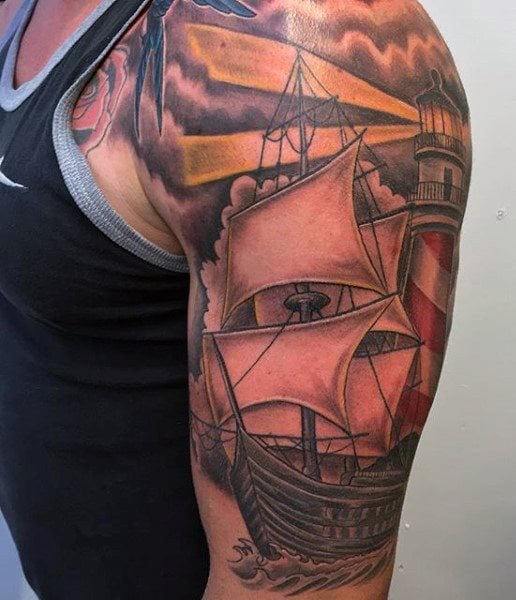 tatuaje barco 28