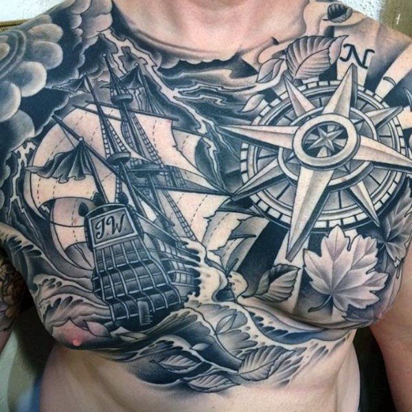 tatuaje barco 34