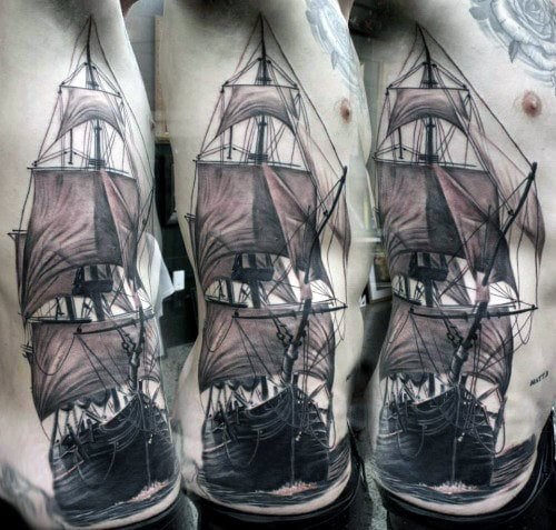 tatuaje barco 49