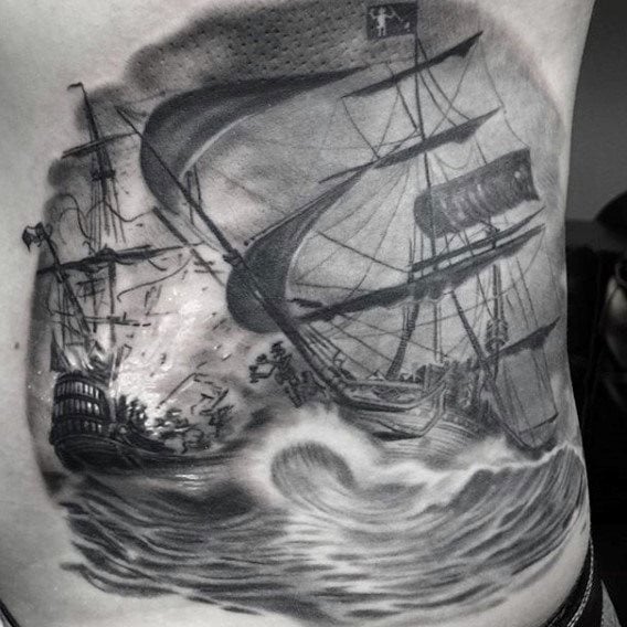 tatuaje barco 55