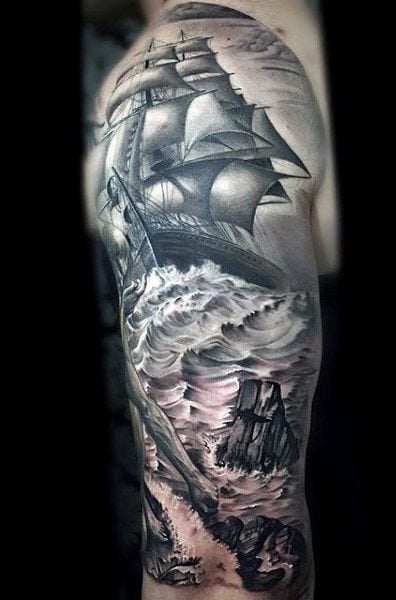 tatuaje barco 76