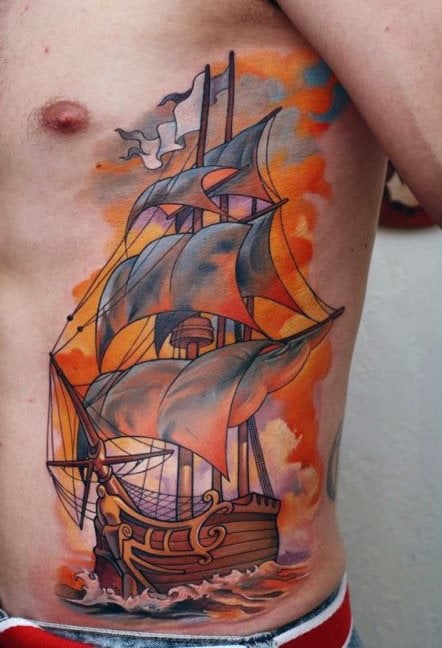tatuaje barco 97