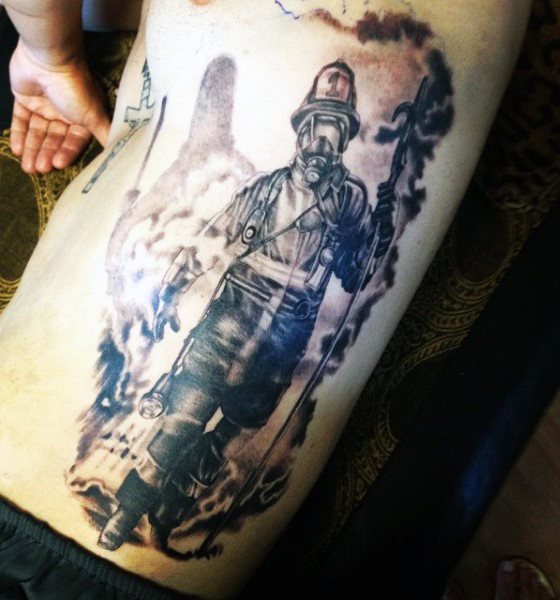tatuaje bombero 100