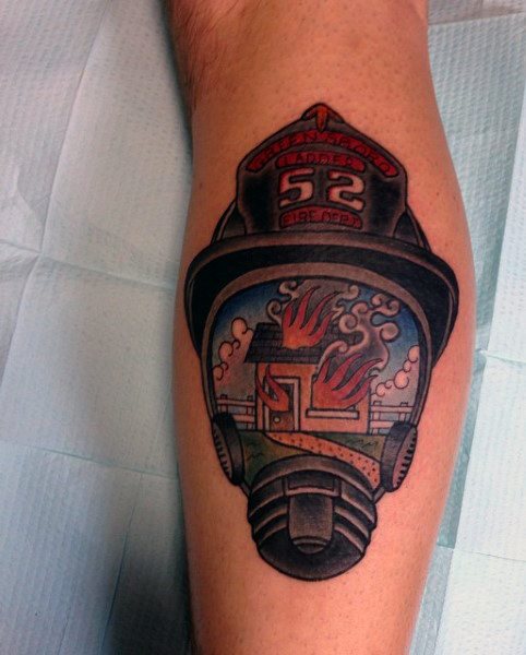 tatuaje bombero 112