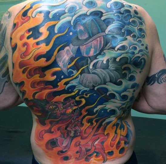 tatuaje bombero 55