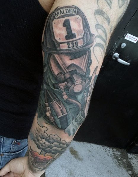 tatuaje bombero 76