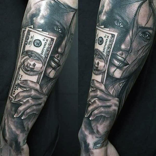 tatuaje dinero 67