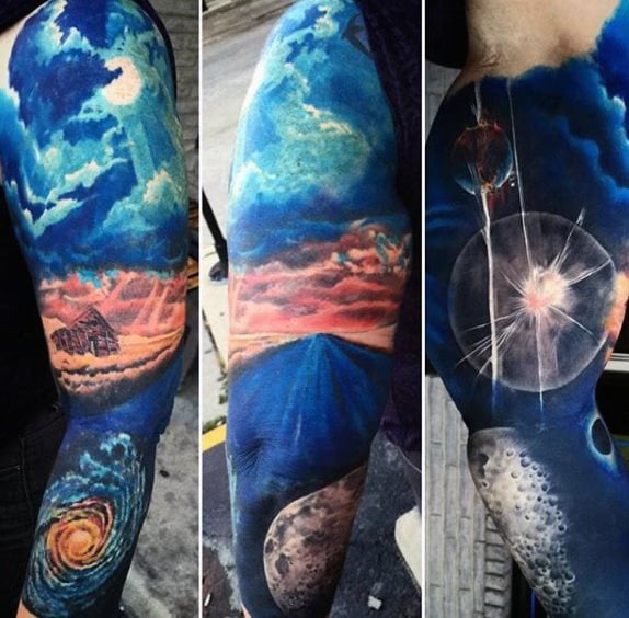tatuaje espacio sideral 112