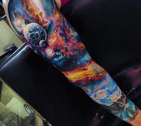 tatuaje espacio sideral 118