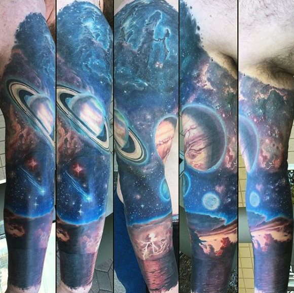 tatuaje espacio sideral 172