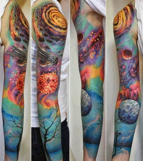 tatuaje espacio sideral 37