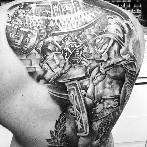 tatuaje gladiador 13