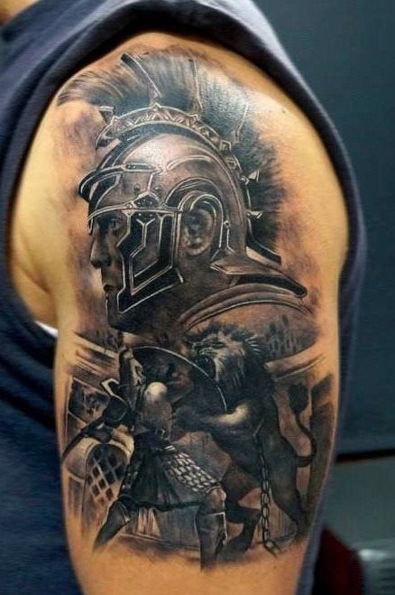 tatuaje gladiador 70
