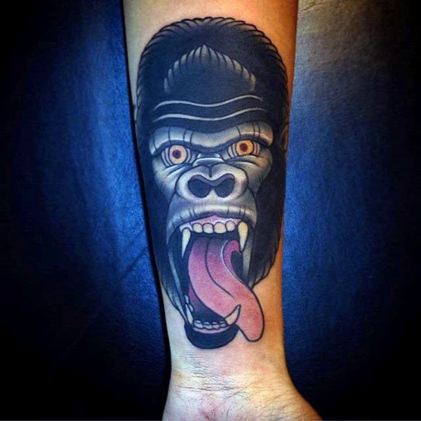 tatuaje gorila 10