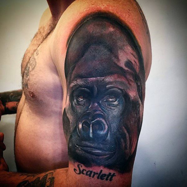 tatuaje gorila 109