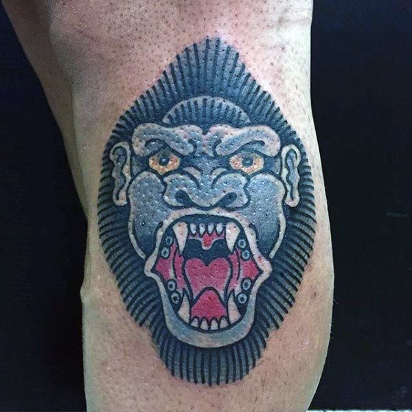 tatuaje gorila 121