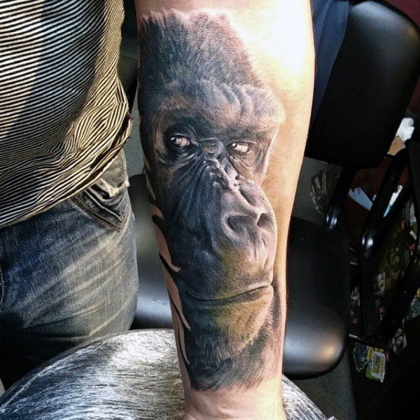 tatuaje gorila 130