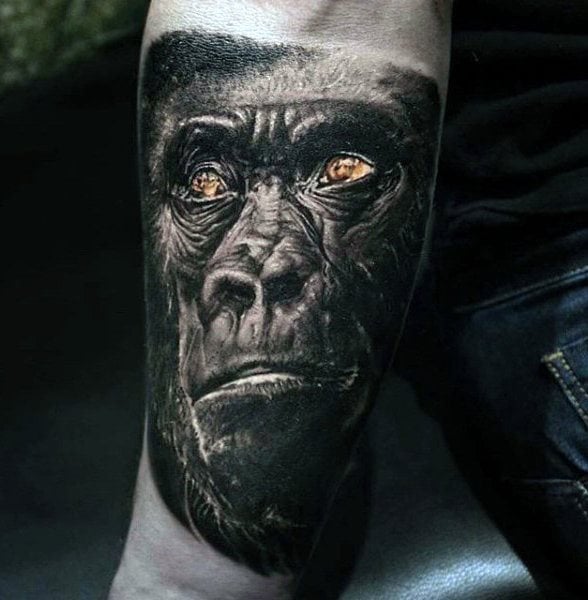 tatuaje gorila 133