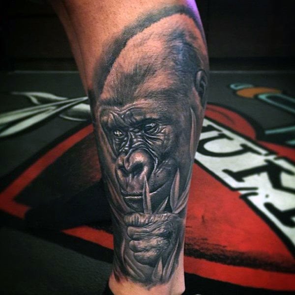 tatuaje gorila 151
