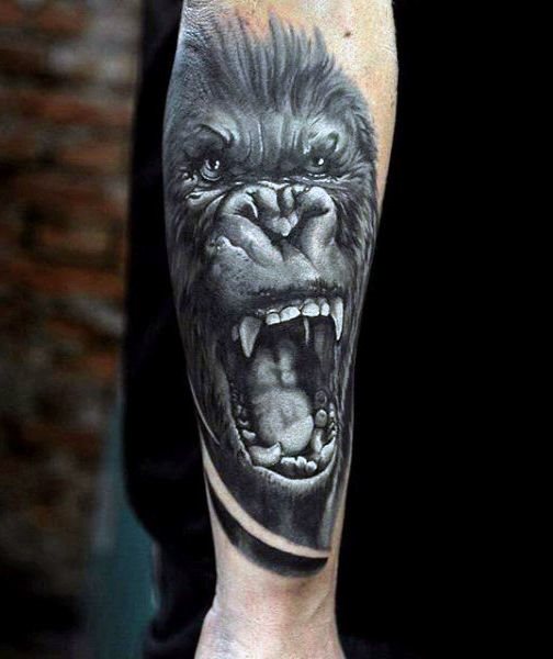 tatuaje gorila 16