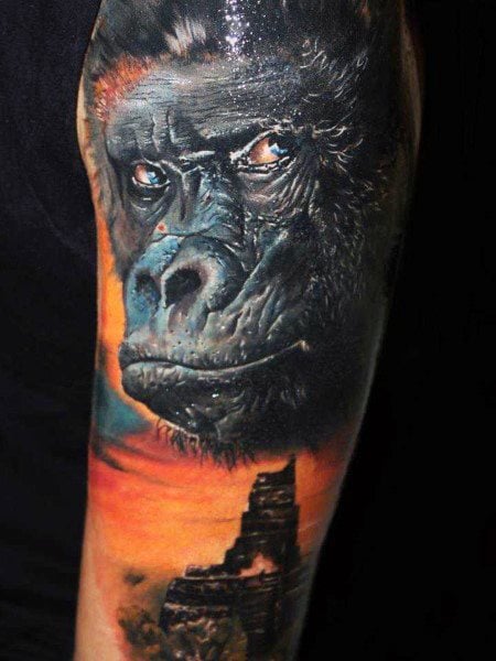 tatuaje gorila 178