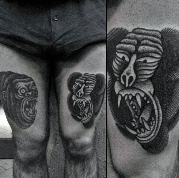 tatuaje gorila 223