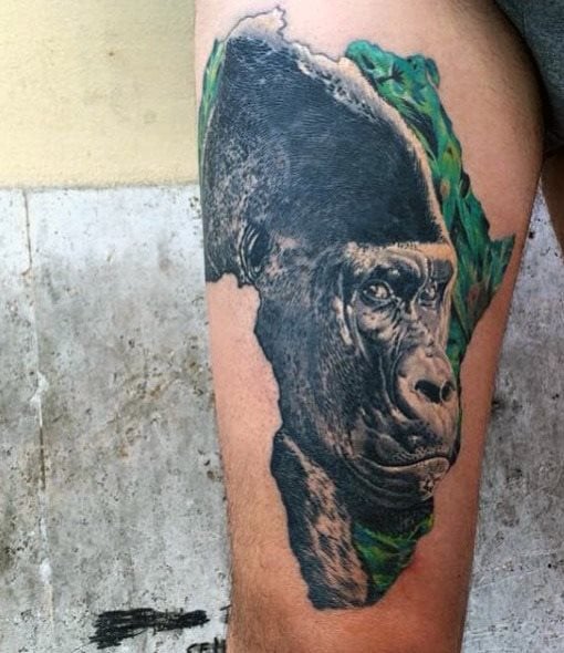 tatuaje gorila 238