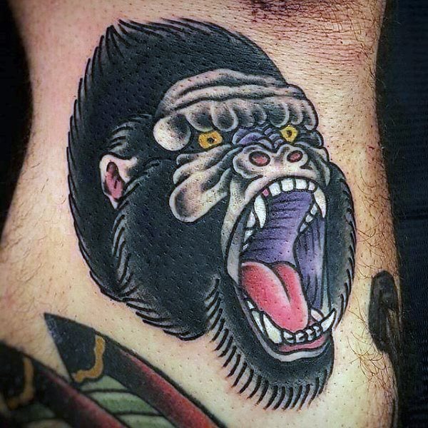 tatuaje gorila 256
