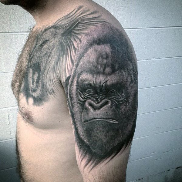tatuaje gorila 262