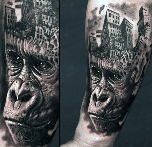 tatuaje gorila 265