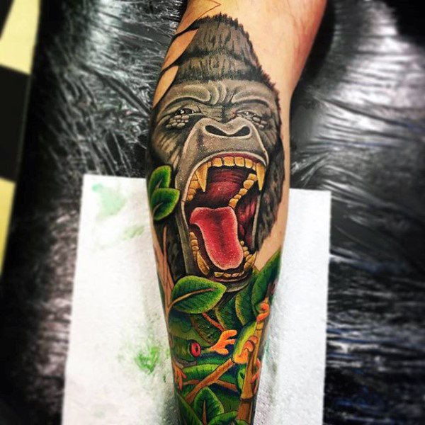 tatuaje gorila 280