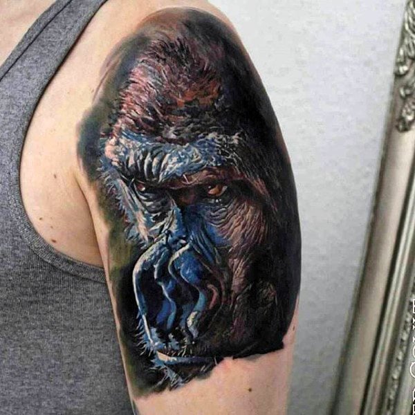 tatuaje gorila 283